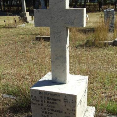 1. Memorial stone: Anglo Boer War - British soldiers
