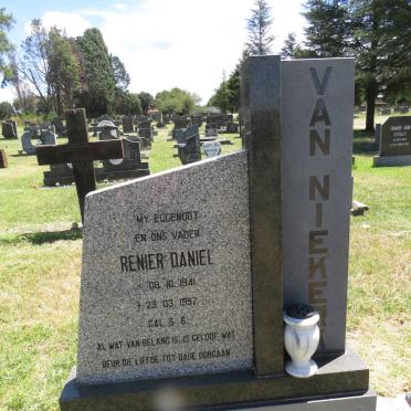 NIEKERK Renier Daniel, van 1941-1997