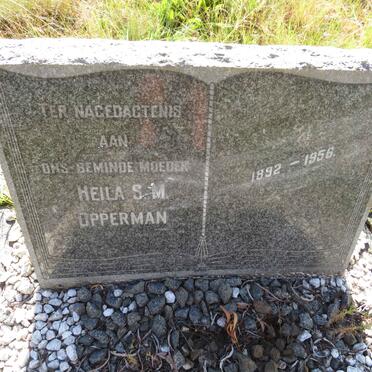 OPPERMAN Heila S.M. 1892-1956