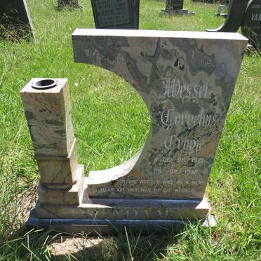 ODENDAAL Wessel Cornelius Cronje 1925-1992