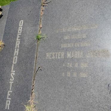 OBERHOLSTER Jan Hendrik 1903-1984 & Hester Maria Jacoba 190?-1986 _3