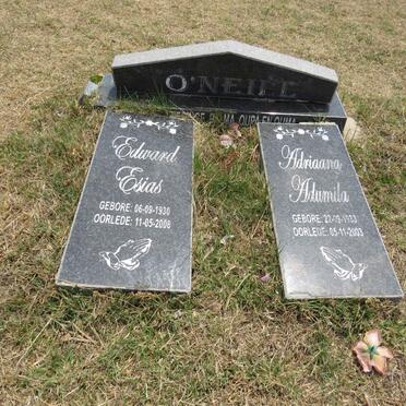 O'NEILL Edward Esias 1930-2008 & Adriaana Adumila 1933-2003 