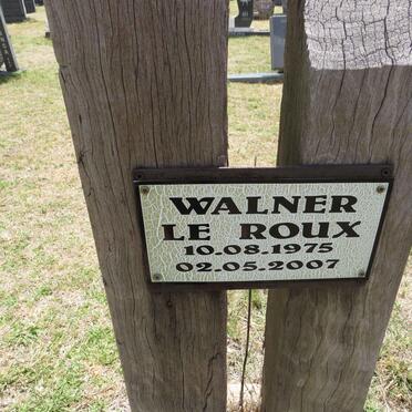 ROUX Walner, le 1975-2007