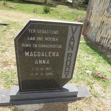 ROOY Magdalena Anna, van 1927-2006