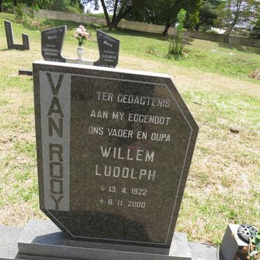 ROOY Willem Ludolph, van 1922-2000