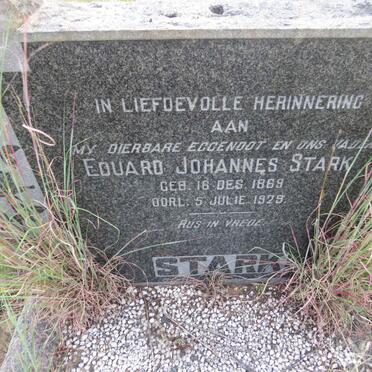 STARK Eduard Johannes 1869-1929