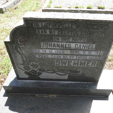 SWEMMER Johannes Daniel 1900-1961 & Anna Maria Magdalena 1898-1989 _2