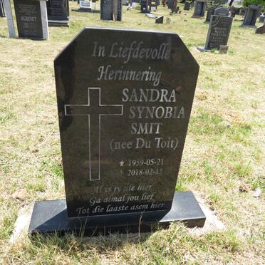 SMIT Sandra Synobia nee DU TOIT 1959-2018
