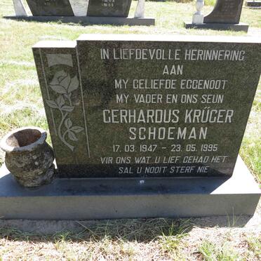 SCHOEMAN Gerhardus Kruger 1947-1995