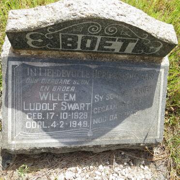 SWART Willem Ludolf 1929-1949