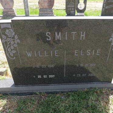 SMITH Willie 1947-2017 & Elsie 1951-2003