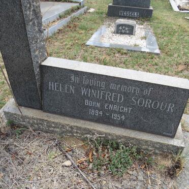 SOROUR Helen Winifred nee ENRIGHT 1894-1954