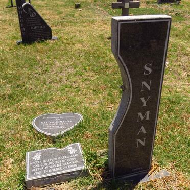 SNYMAN Hester Johanna nee VAN DER WATT 1949-2014 _1