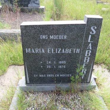 SLABBERT Maria Elizabeth 1885-1975