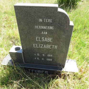 TEUBES Elsabe Elizabeth 1914-1989