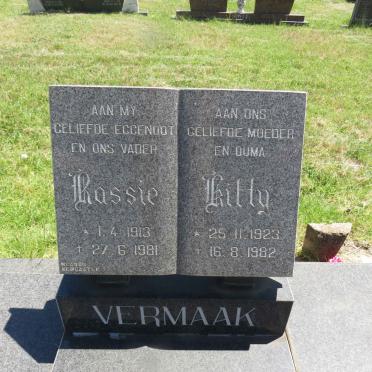 VERMAAK Rassie 1913-1981 & Kitty 1923-1982