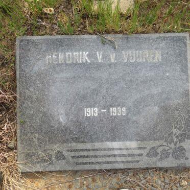 VUUREN Hendrik V., v. 1913-1939