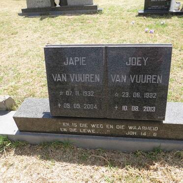 VUUREN Japie, van 1932-2004 & Joey 1932 & 2013