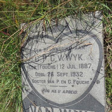 WYK C.P.C., van nee FOUCHE 1887-1932