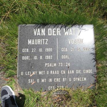 WATT Mauritz, van der 1900-1982 & Vossie 1935-