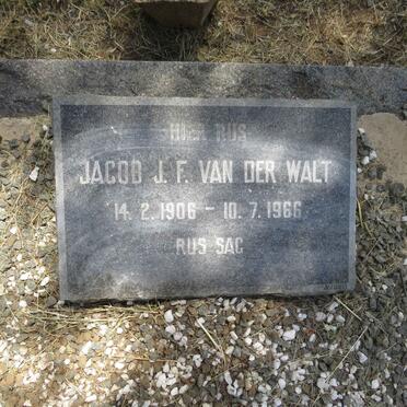 WALT Jacob J.F., van der 1906-1966