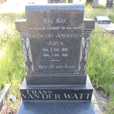 WATT Francois Johannes Jozua, van der 1899-1956