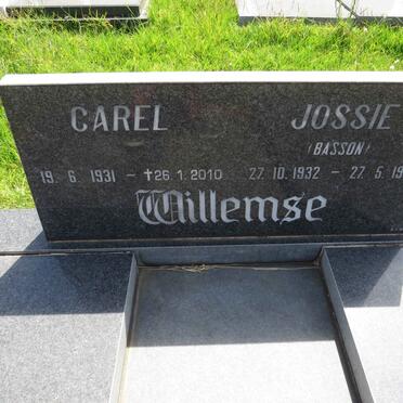 WILLEMSE Carel 1931-2010 & Jossie BASSON 1932-1986