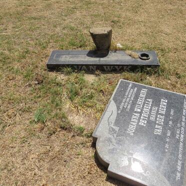 WYK Johanna Wilhelmina Petronella, van , VAN DER MERWE  1927-2003 _2