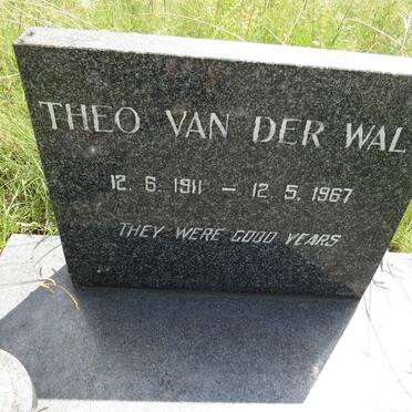 WALT Theo, van der 1911-1967