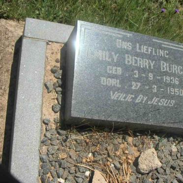 BURGER Emily Berry 1936-1950