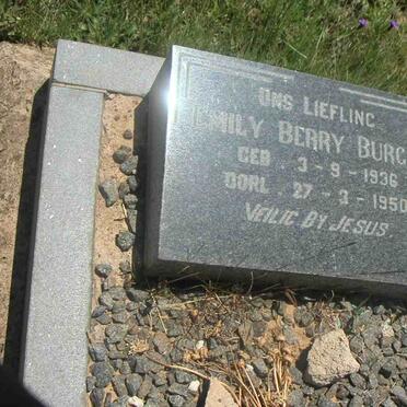 BURGER Emily Berry 1936-1950