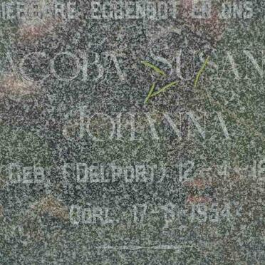 BOTHA Helgard Frederik 1888-1971 &amp; Jacoba Susanna Johanna DELPORT 1879-1954