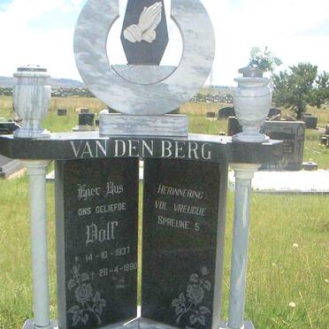 BERG Dolf, van den 1937-1990