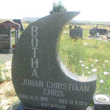 BOTHA Johan Christiaan 1895-1974