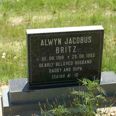 BRITZ Alwyn Jacobus 1918-1993
