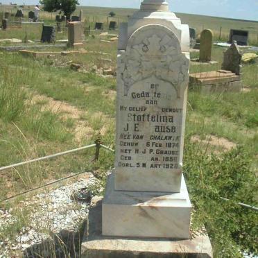 CRAUSE Stoffelina J.E. nee VAN SCHALKWYK 1856-1928