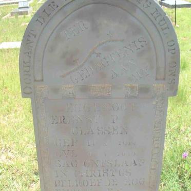 CLASSEN Erenst P. 1914-1940