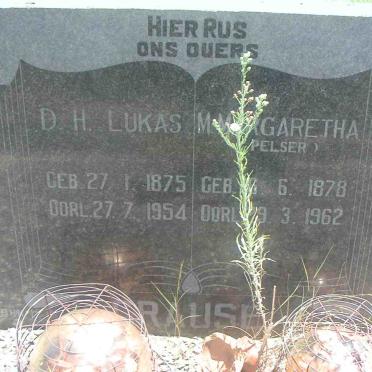 CRAUSE D.H. Lukas 1875-1954 &amp; M. Margaretha PELSER 1878-1962