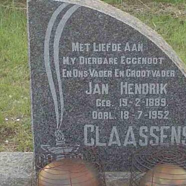 CLAASSENS Jan Hendrik 1889-1952