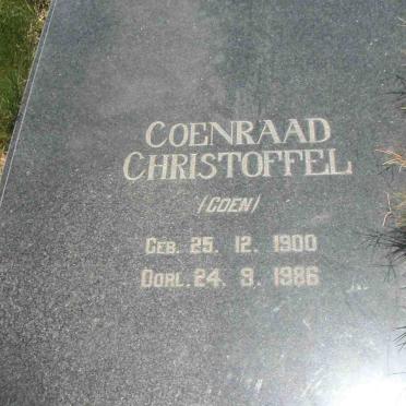 COETZER Coenraad Christoffel 1900-1986 &amp; Margaretha Elizabeth VAN DEVENTER 1913-1986