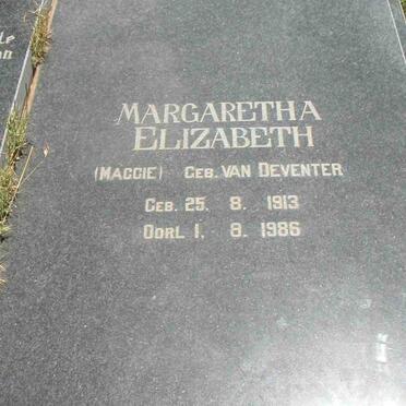 COETZER Coenraad Christoffel 1900-1986 &amp; Margaretha Elizabeth VAN DEVENTER 1913-1986