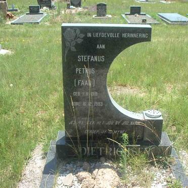 DIETRICHSEN Stefanus Petrus 1918-1983