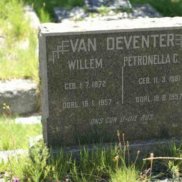 DEVENTER Willem, van 1872-1957 &amp; Petronella C.S. 1881-1957