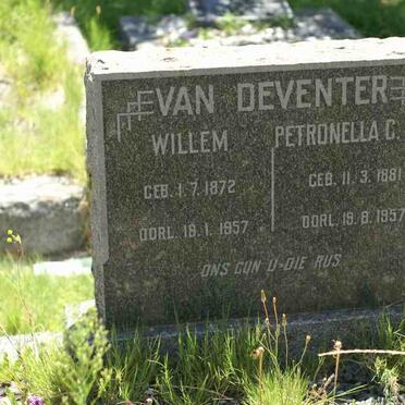 DEVENTER Willem, van 1872-1957 &amp; Petronella C.S. 1881-1957