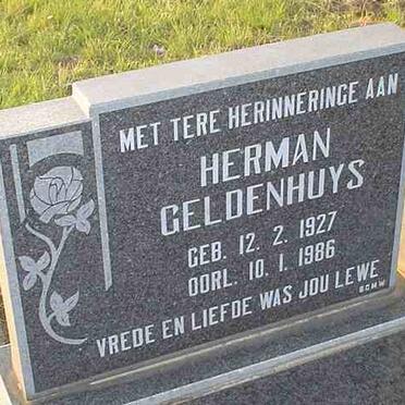 GELDENHUYS Herman 1927-1986