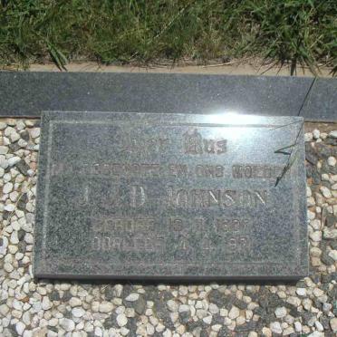 JOHNSON J.J.D. 1937-1974