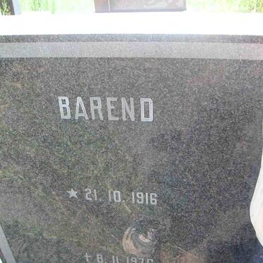 JOHNSON Barend 1916-1976 &amp; Magdalena J.C.L. VAN DER BANK 1909-1982