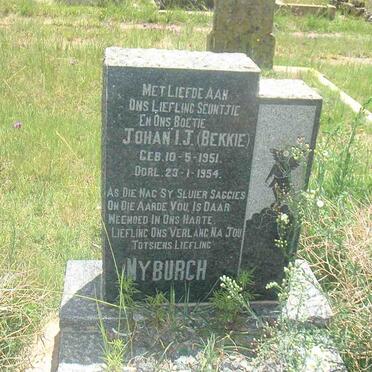 MYBURGH Johan I.J. 1951-1954