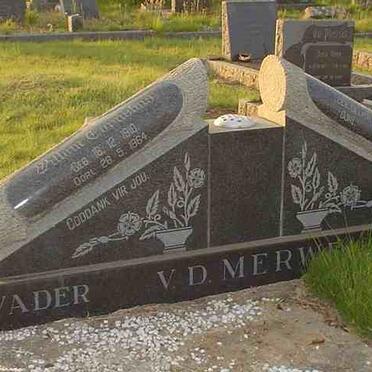 MERWE Willem Cornelius 1910 - 1964  &amp; SP van der Merwe