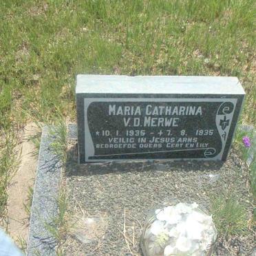 MERWE Maria Catharina, v.d. 1935-1935